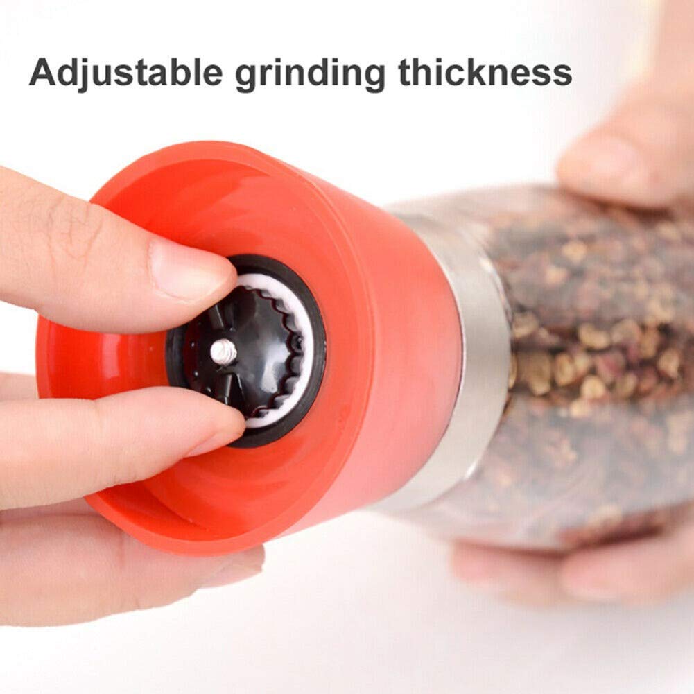 huihuijia Salt and pepper grinder Pepper grinder Salt pepper Salt and pepper Salt grinder mill Salt grinder Cruet sets salt and pepper Salt and pepper shaker 13.5X6.5,blue - Image 5
