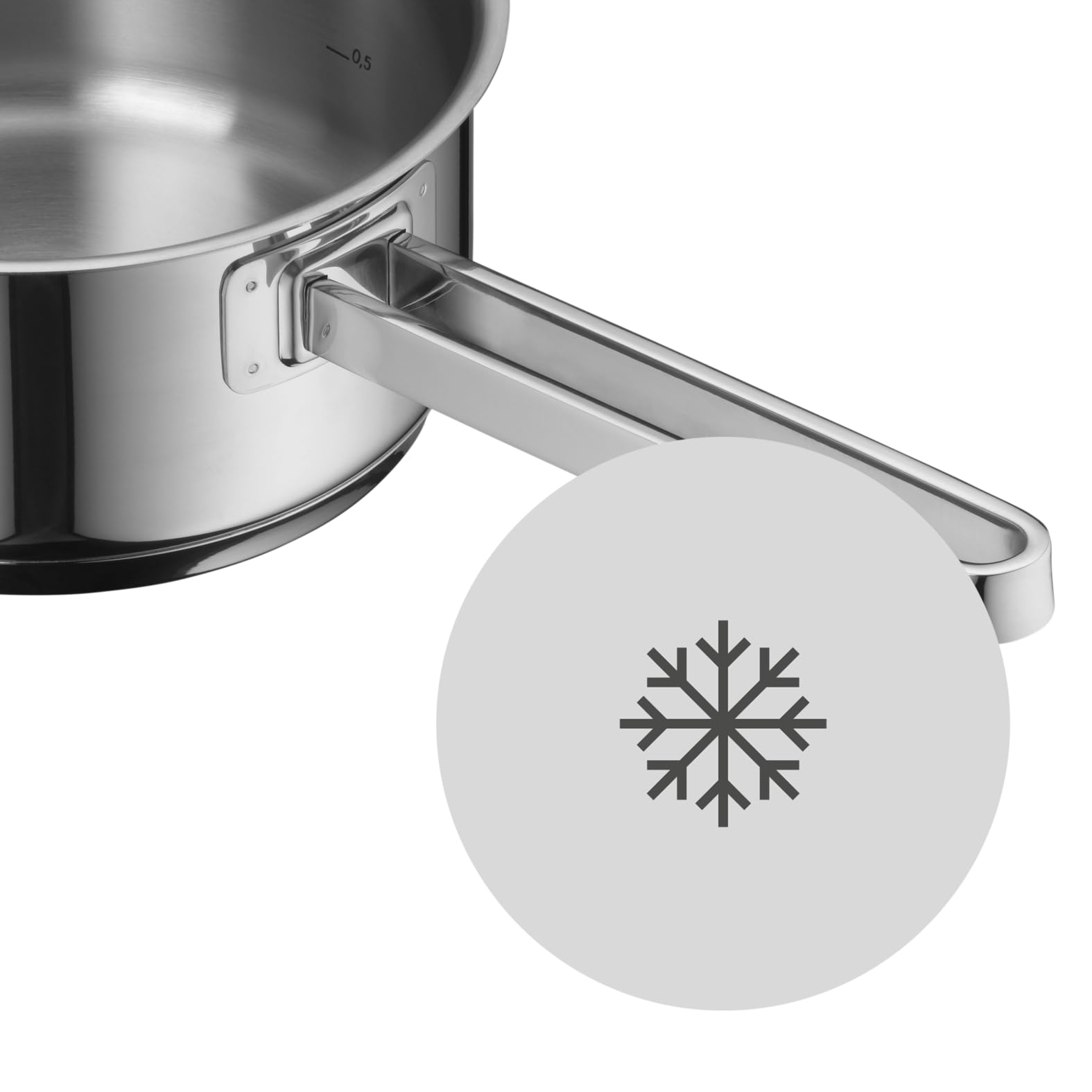WMF Casseruola APARTO 16 Cm – Acciaio Inox Cromargan, Senza Coperchio, Adatta A Induzione, Fondo TransTherm - 4