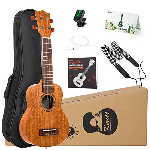 Ukulele Soprano Beginner Mahogany 21 Inch Vintage Hawaiian Ukelele With Uke Starter Pack