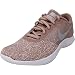 Nike Women's Flex Contact Running Shoe, White/Metallic Silver-Particle Pink, 9