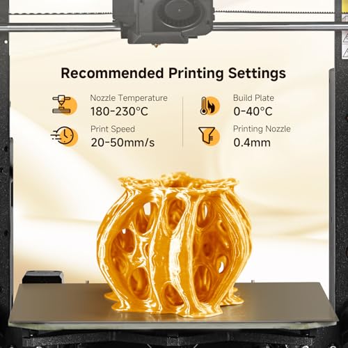 Image of Silk TPU Filament 1.75mm, 1kg - Flexible & Glossy as Silk, Shore 95A TPU Silk Gold, Soft Yet Durable for Fashion, Decor & Functional Parts, Vacuum Sealed