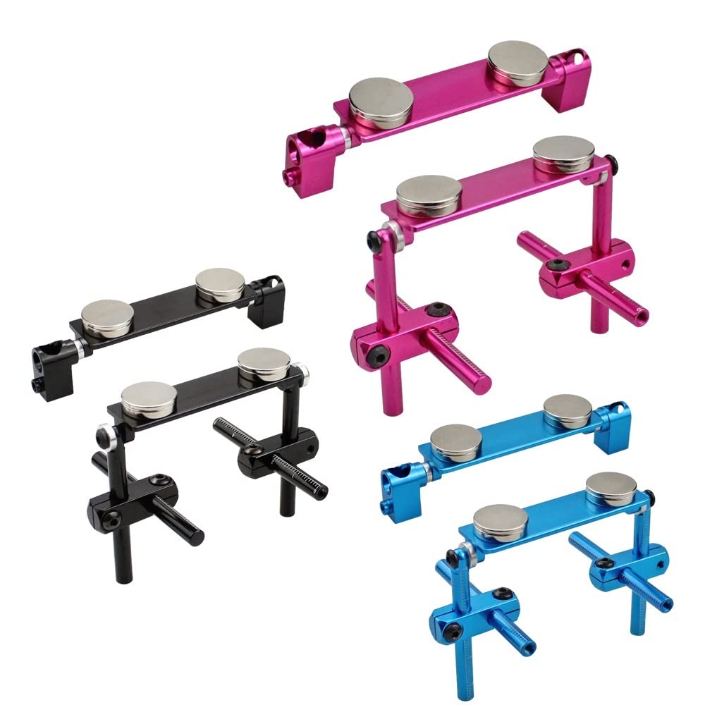 Accessoires RC Kit de montage de poteau magnétique invisible en aluminium for voiture 1/10 RC HSP 94122 94123 Sakura D3 XIS ZERO S CS HPI Tamiya TRF416 417 (Color : Blue