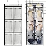 😍【Materiales de alta calidad】Con robustos ganchos de puerta de metal, un grueso respaldo de tela oxford y bolsillos reforzados y extremadamente duraderos. Mantiene los objetos seguros y fácilmente accesibles.