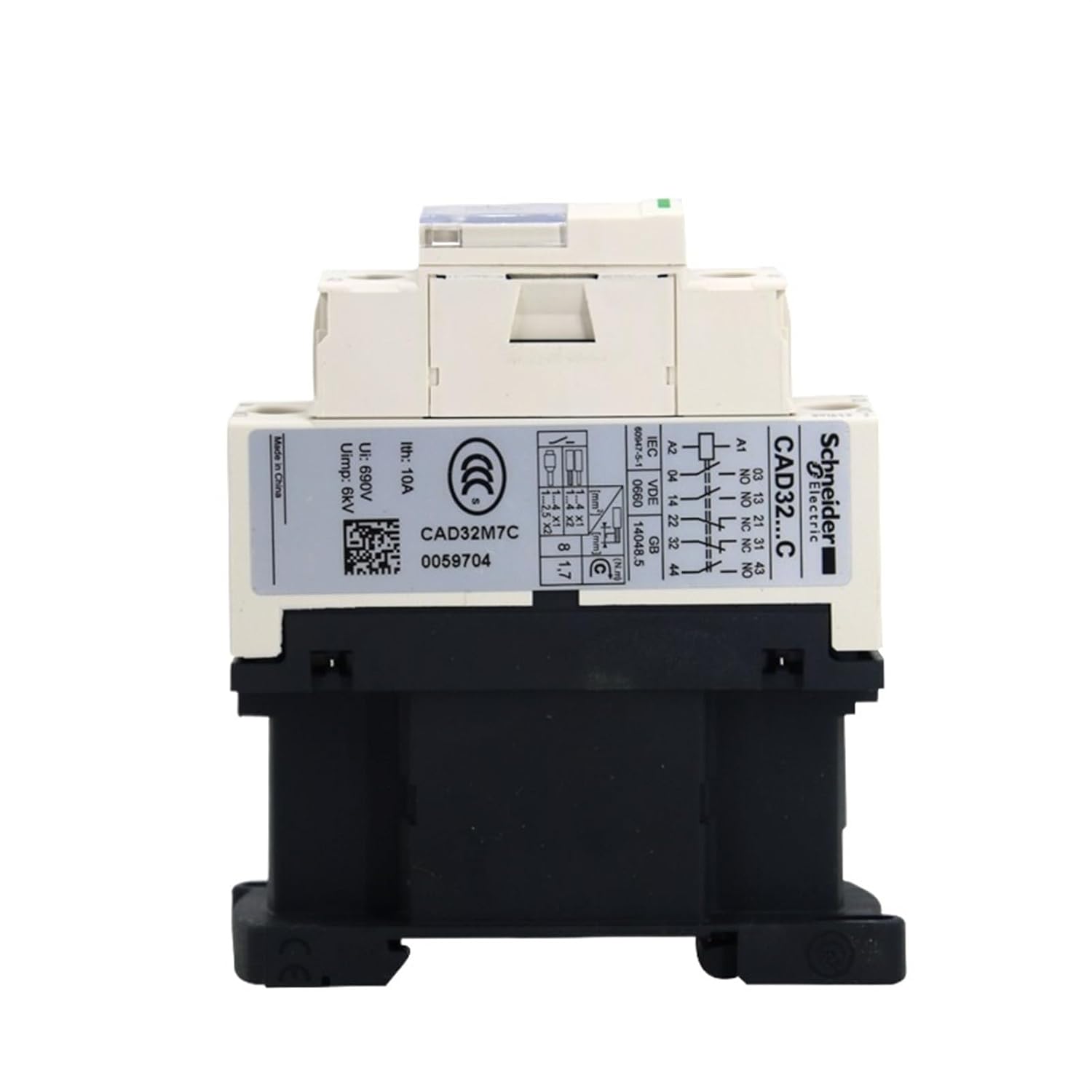 Three-Pole AC Contactor Control Relay 24V 110V 220V CAD32M7C / B7C / F7C Three Open Two Closed(CAD32B7C 24V)