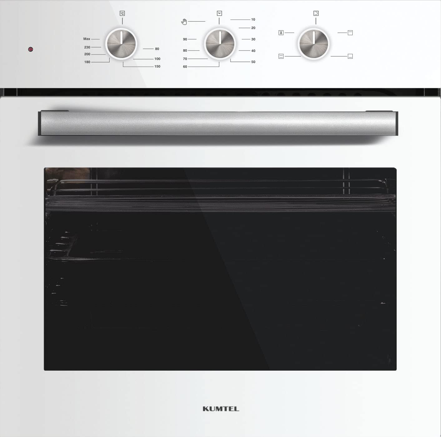 Kumtel B66 - SF2 (MT) Turbo Fanlı Ankastre Fırın, Beyaz