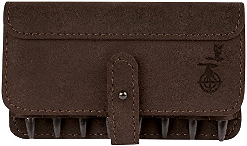 BRONZEDOG Leather Cartridge Case Shell Holder for .30-30 .308 .30-06 Win Mag Belt Ammo Pouch Black Brown Khaki Hunting Accessories (Brown) - Thumbnail 5