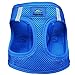 DOGGIE DESIGN American River Solid Ultra Choke-Free Dog Harness - Cobalt Blue (X-Large)