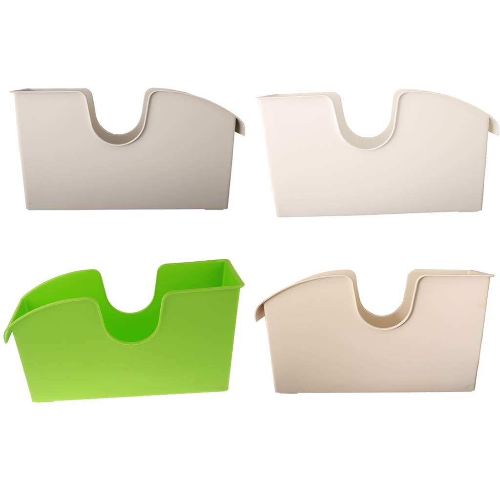 Set di 6 cestini portaoggetti da scrivania, per Cucina, Bagno e armadi
