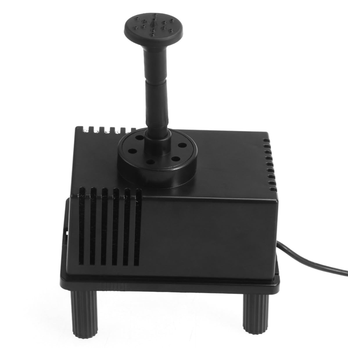 Pompa Solare Brushless 220l/h in Plastica Nera per Laghetto