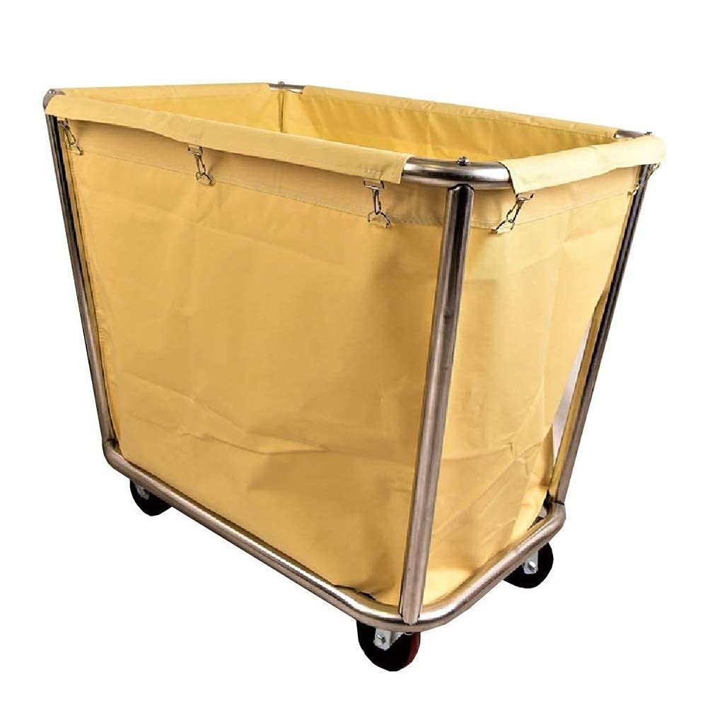 BWCKMTSC Carts,Storage Car Service Car Utility Vehicle Multifunction Portable Trolley Home Commercial Rolling Laundry Sorter Cart, Heavy Duty Hotel Collector Room Service Trolley