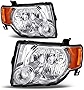telpo Headlight Assembly Compatible with 2008 - 2012 Ford Escape Driver Side And Passenger Side