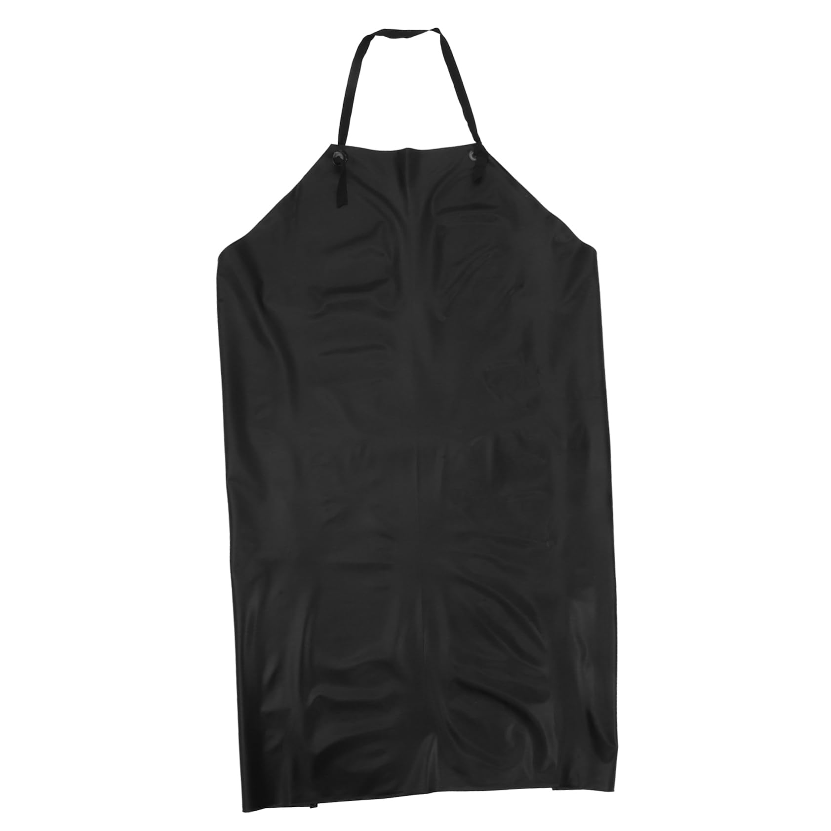 OSOLADY Hair Dresser Apron Pvc Black Women Apron Hair Stylist Aprons for Women Cross Back Apron