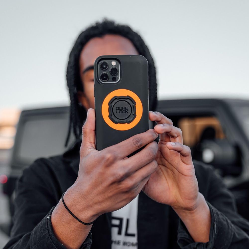 Quad Lock MAG Phone Case for iPhone 12/12 Pro Black