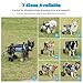 Dog Wheelchair for Back Legs, Dog Wheelchair Cart, Doggy/cat Wheelchairs with Disabled Hind Legs Walking, Mobility Aids for Small Pets Hind Limbs, Dogs Carts with Wheels, Light Weight,S