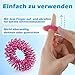 YANGTSUNG Akupressur Ring, 12 Stück Fingermassagering Set für Stressabbau, Entspannung und Förderung der Durchblutung, 27 mm, Massage Finger, Fidget Ring für Erwachsene und für kinder (Farbig)