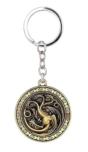 Rotating Spinning Keychain | 360° Metal Spinner Key Ring | Stress Relief Fidget Keychain | Durable Portable Key Holder for Car Keys, Bike Keys, House 