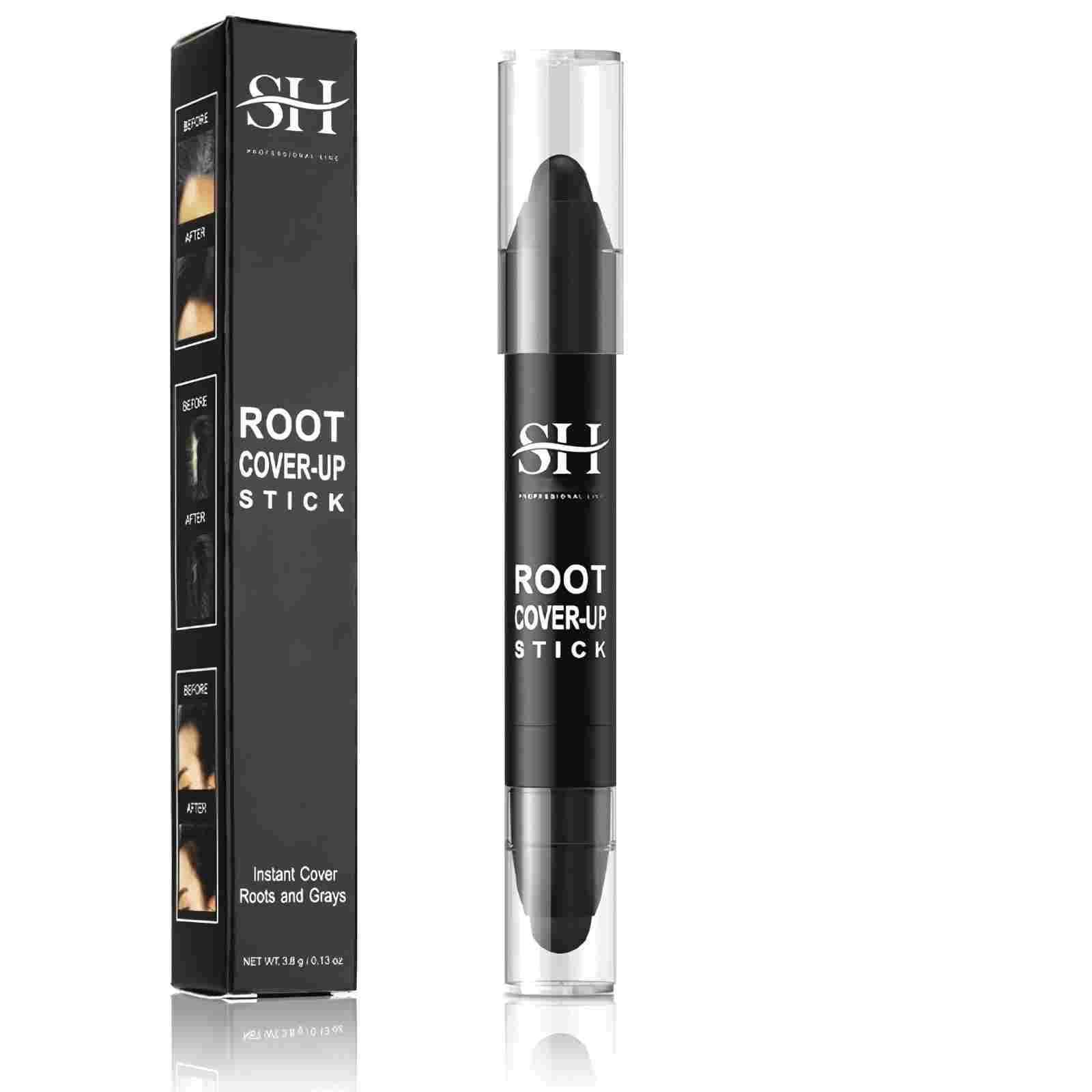 gowwim Root Touch Up Powder Dark Brown - Instant Gray Hair Cover Up Stick