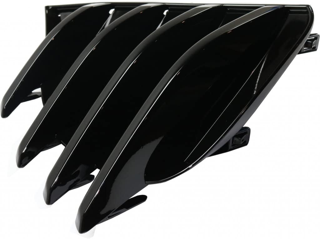 For Toyota Corolla 2017 2018 2019 Fog Light Cover Driver and Passenger Side | Pair | Outer | Black | Mount Next To Daytime Running Light | SE/XSE | Replacement For TO1038203 | TO1039203