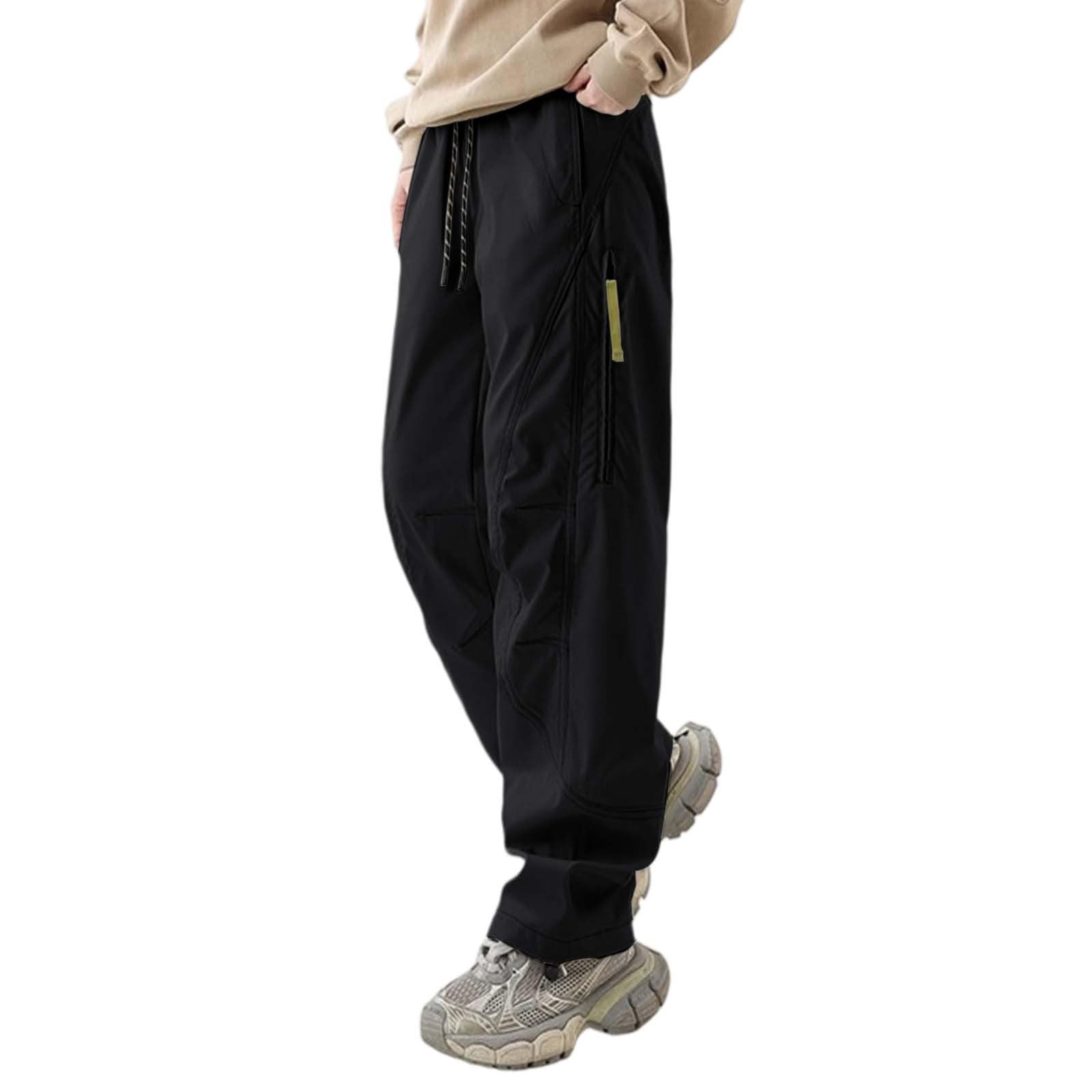 Generico Pantaloni da Trekking Donna Estivi Ciclisti Curvy Sweatpants Palestra Lavoro Palazzo Wide Leg Harem Protezioni Sportivi Pantalone Estivo Cargo Push Up Jogger