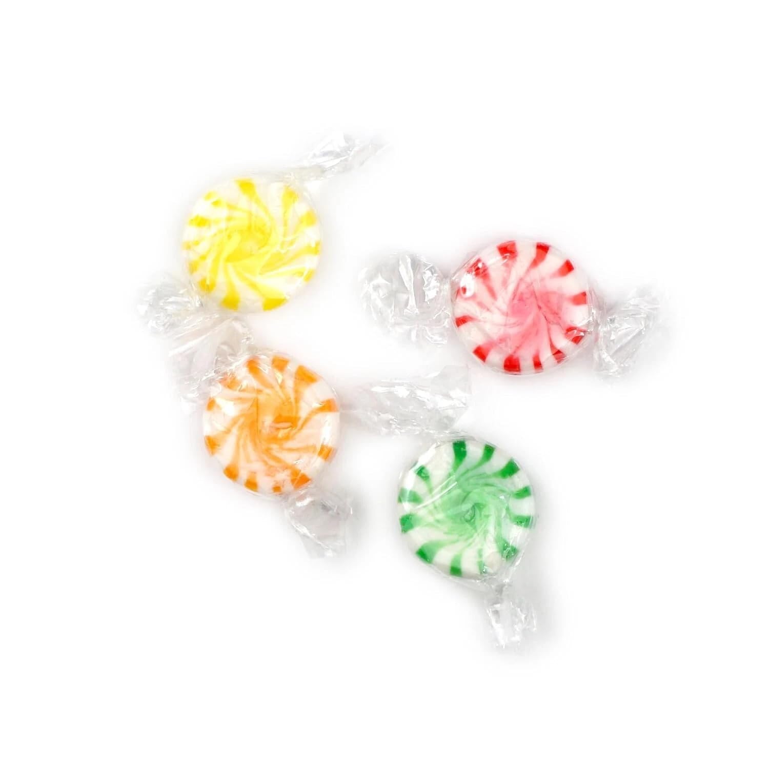 Assorted Fruit Flavored Starlight Mints, Individually Wrapped - Approx. 400 Pieces - Bulk & Delicious Hard Candy (5 Pounds)