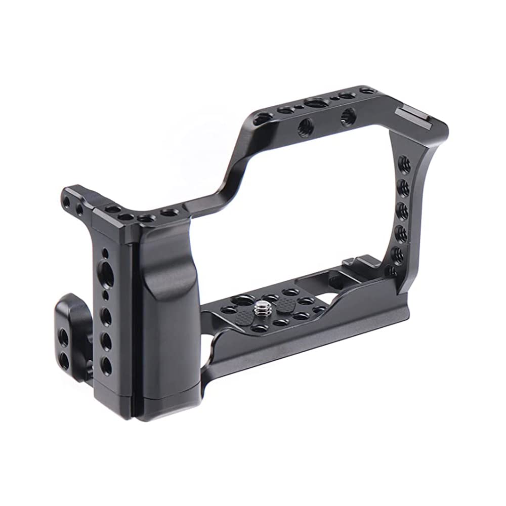 Aluminum DSLR Camera Cage Kit Stabilizer Cold Shoe for Canon M50 Mark II/M50/M5