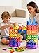 Coodoo 60 PCS Magnetic Building Tiles Kids Toys STEM Magnetic Blocks Sensory Toys Kids Games Magnet Building Toy for Boys and Girls Aged 3+, Kid Brain Development Preschool Kindergarten Toddler Toy