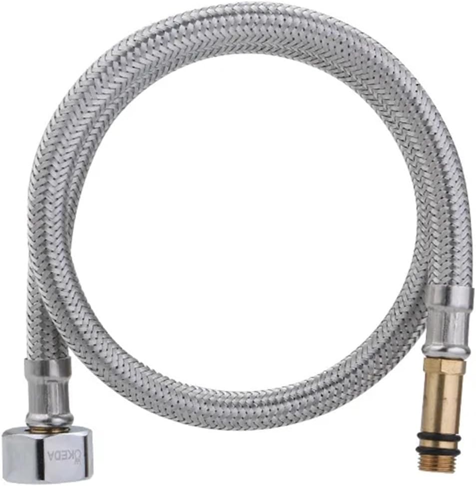 ステンレス鋼給水口パイプ蛇口柔軟な編組防爆配管ホース浴室洗面台シャワーアクセサリー