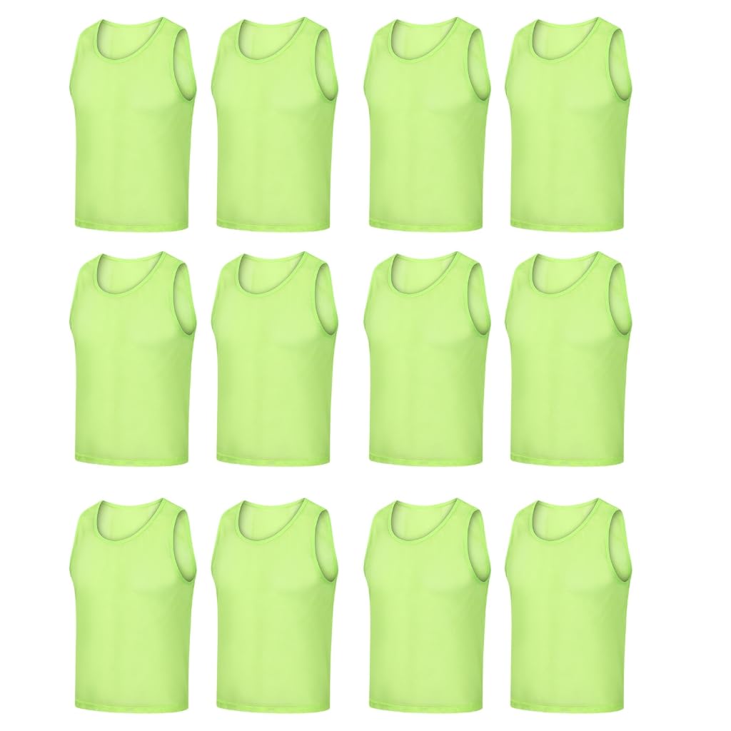 12 szt. kamizelka drużynowa śliniaki piłkarskie koszulki treningowe sportowe pinnies sport trening śliniaki piłka nożna koszykówka siatkówka kamizelka