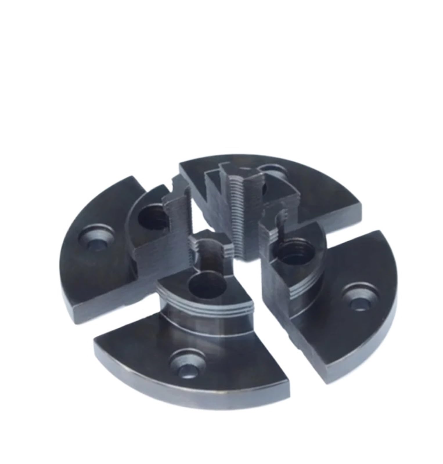 100mm 4-Jaw Wood Lathe Chuck Self-Centering Turning Accessory(Step Jaw)