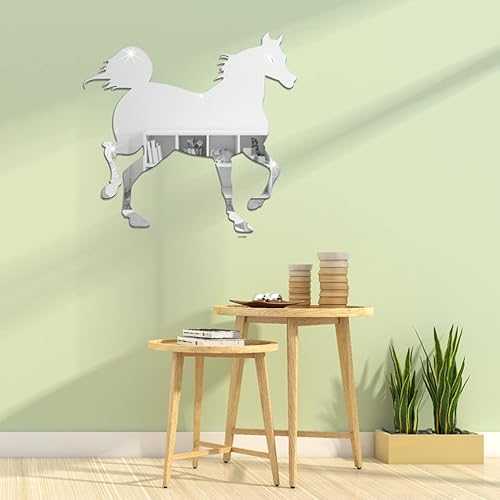 Miniatura 9 de ARTIBETTER Adhesivos de acrílico 3D para decoración de pared, con forma de caballo, bricolaje, autoadhesivas, arte de pared, para el hogar, sala de