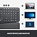 Logitech Ergo K860 Split Wireless Keyboard for Business - Ergonomic Design, Secured Logi Bolt Technology, Bluetooth, Globally Certified, Windows/Mac/Chrome/Linux - Graphite
