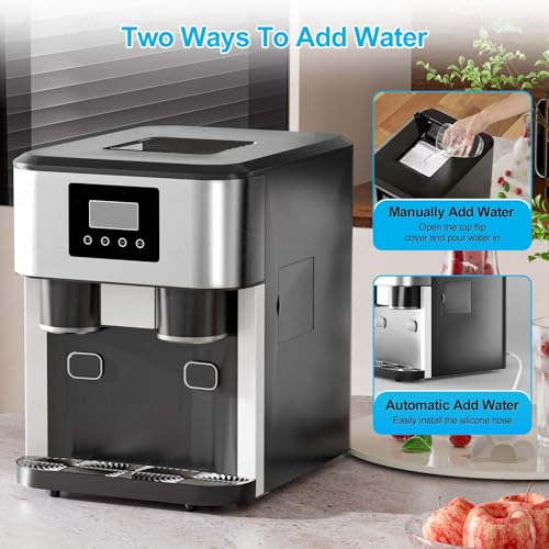 Máquina de hielo multifuncional 3 en 1 con dispensador de agua miniatura 5