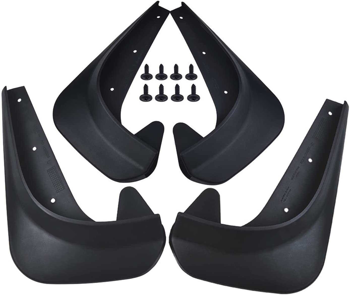 Auto Fender 4 pz/Set Universale Auto Anteriore Posteriore Paraspruzzi Paraspruzzi Paraspruzzi per La Maggior Parte dei Veicoli Parafango Parafango