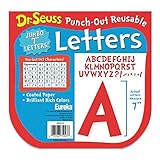  Dr. Seuss™ 7\" Punch Out Deco Letters, Red, 143 Pieces