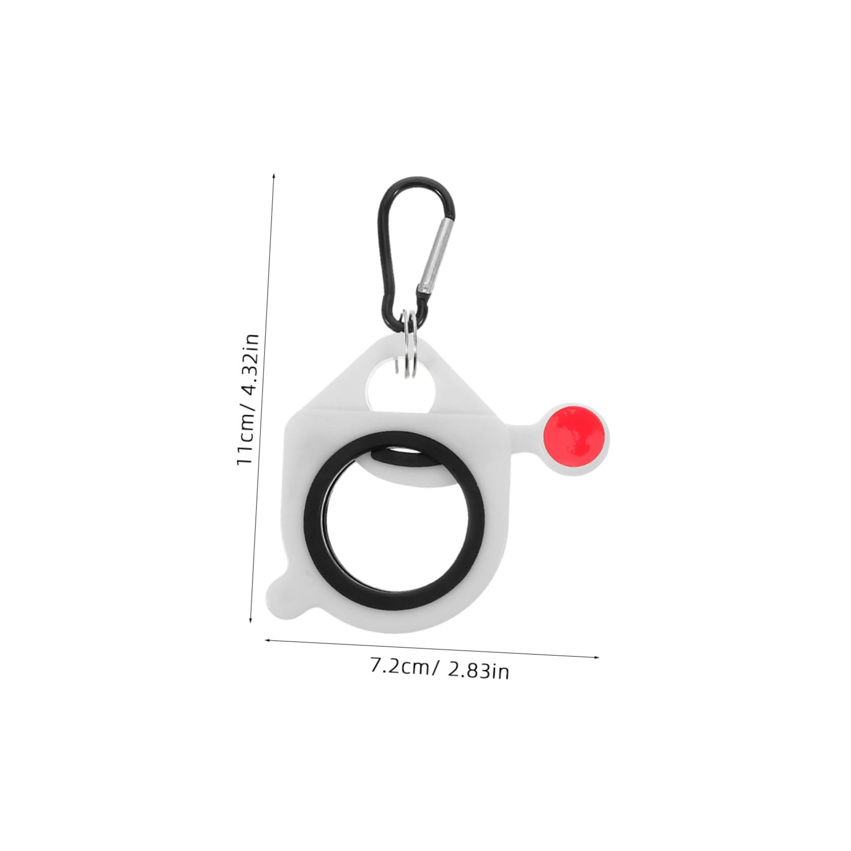 KALLORY 1 Set Tie Organizer Heavy Duty Tie Holder with Glow the Dark Feature for Easy Access Multifunctional Storage for Household and Outdoor Tool Management