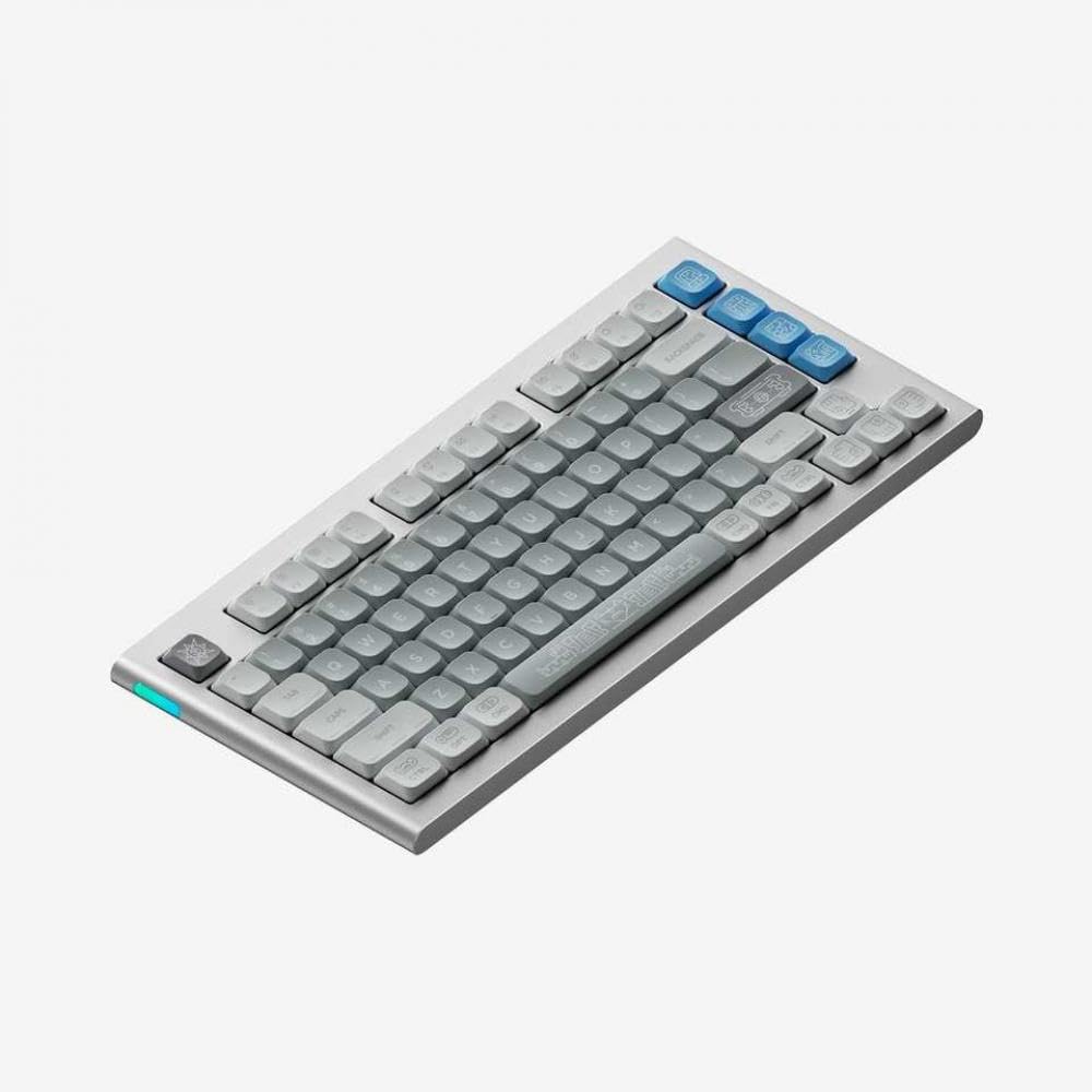 Low Profile Aluminium Wired Mechanical Keyboard Custom NAS Height ANSI 75 Game Keyboard Compatible with Via and Qmk