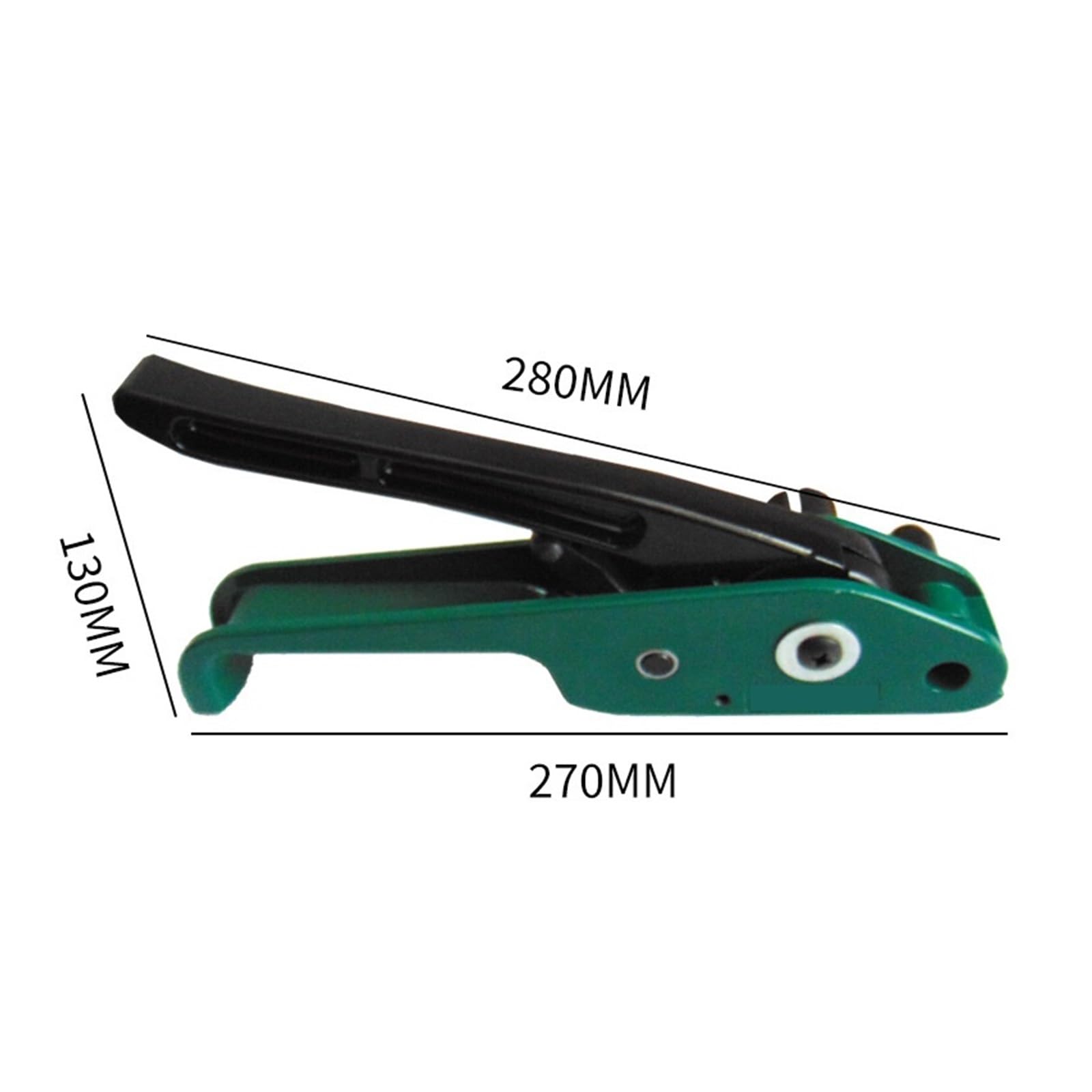Empacadora Manual, Máquina Flejadora Ajustable, Tensor De Flejes Acero Y Plástico, Alicates For Embalaje Eficiente(Green)