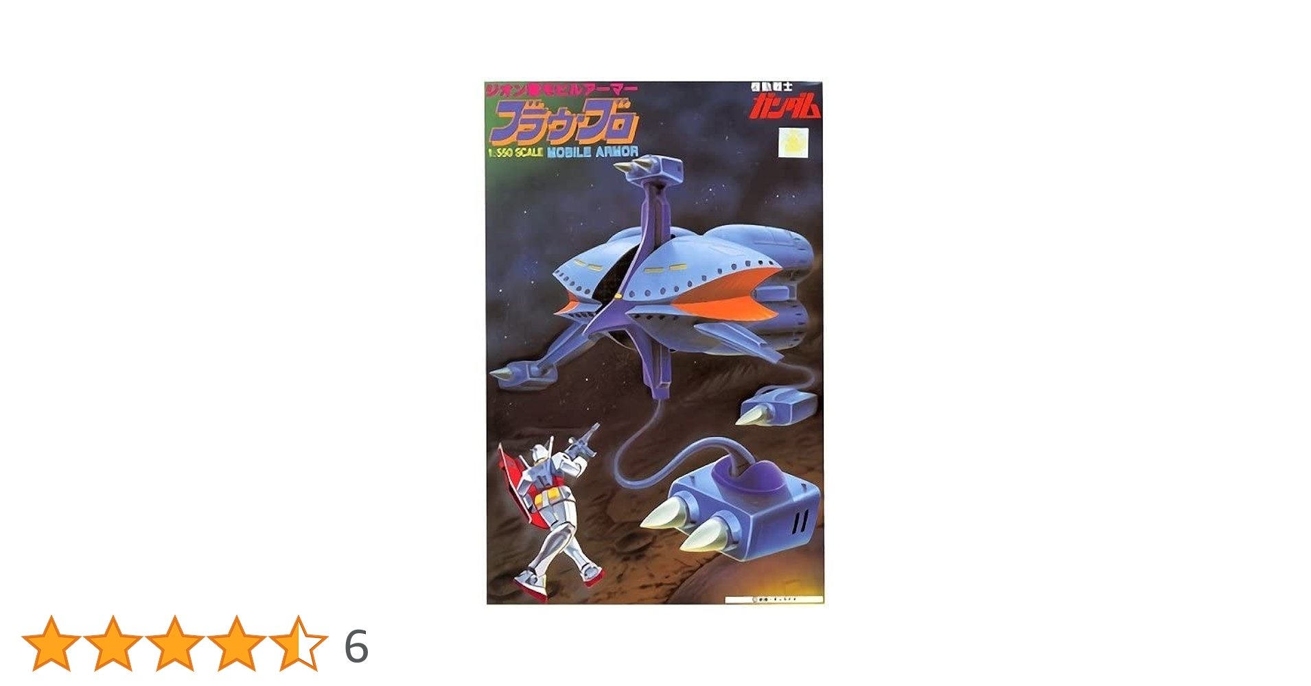 ブラウ・ブロ　1:550スケール　旧ロゴ Amazon | 〈旧キット〉 機動戦士ガンダム ブラウ・ブロ 1/550