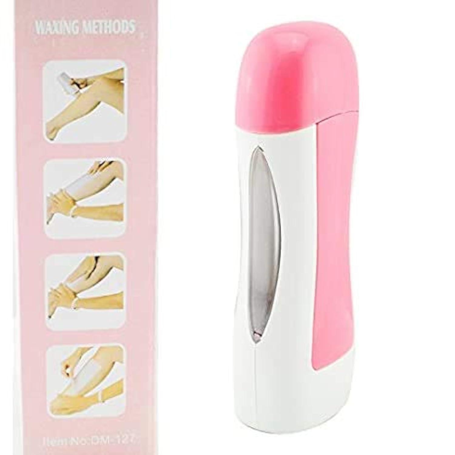 kira Portable Electric Wax Warmer Depilatory Roll On Wax Heater Hot Cartbridge Hair Removal Tool, Salon Spa Beauty Care For Women, 1 Count