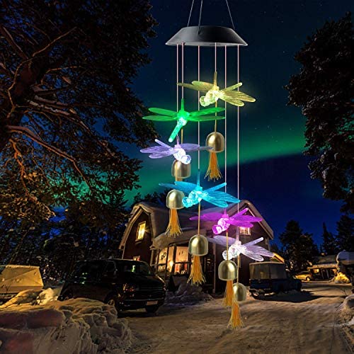 Dragonfly Wind Chime, Wind Chimes Outdoor, Gifts For Mom, Garden Decor, Party Decor,Garden Gifts,Wind Chimes For Mom， Dragonfly Wind Bell Decoration #TOP2