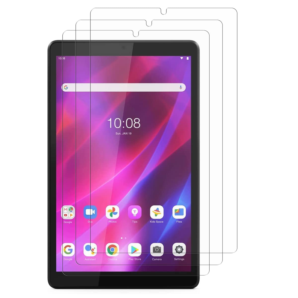Tonvizern [3 Pack] for Lenovo Tab M8 (3rd Gen) / Tab M8 HD/Tab M8 HD LTE/Smart Tab M8 (8 inch) Anti Glare and Anti Fingerprint HD Screen Protector (Matte) [Not Glass]