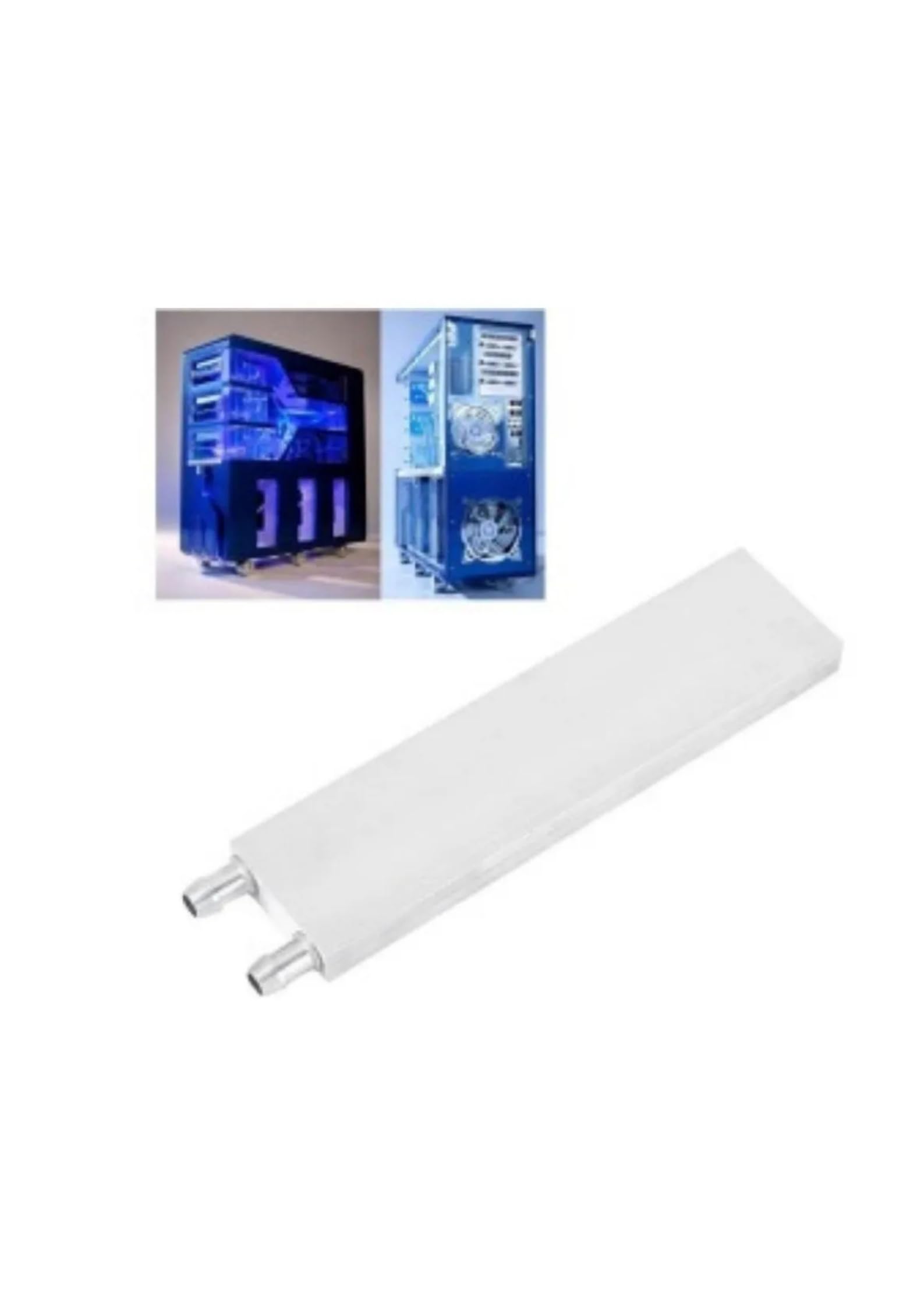 Alüminyum Su Sıvı Isıtma Cpu Soğutma Bloğu 40x80mm