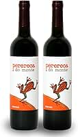 Vinho Tinto Meio Seco Perereca do Monte 750ml – Vinho Português, Frutado, Descomplicado e Fácil de beber, Paladar agradável, Taninos Suaves, Ideal para Churrasco, Massas, Queijos e Pizza Kit 2 Vinhos