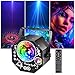 Produktbild 4 in 1 Discolicht Partylicht mit Fernbedienung, 75 Muster Effekte, RGB, UV, Strobe LED Sound Control, Musikgesteuert Discolicht, DJ Partylicht Discokugel für Party Fest Klub Halloween Weihnachten