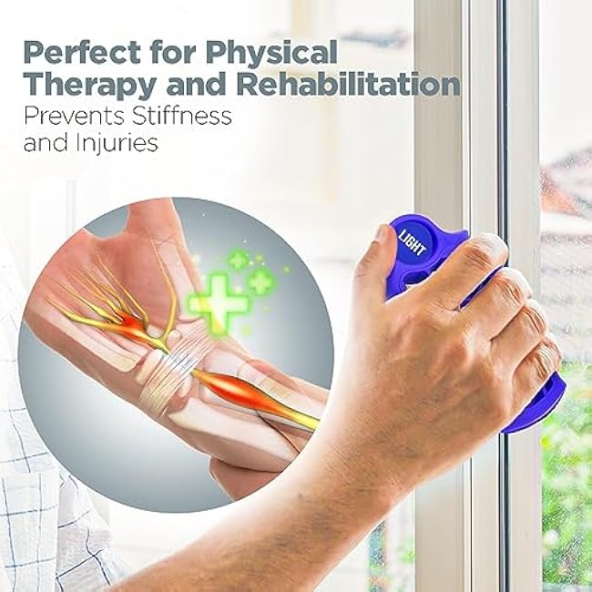 LoGest 3 Pack - 4 Pack Hand Strengthener Devices Ball Exercisers - 4 Level optioen Set for Therapy, Arthritis and Carpal Tunnel - Lightweight Training Equipment Targets Fingers Wrist Hand Exercisers