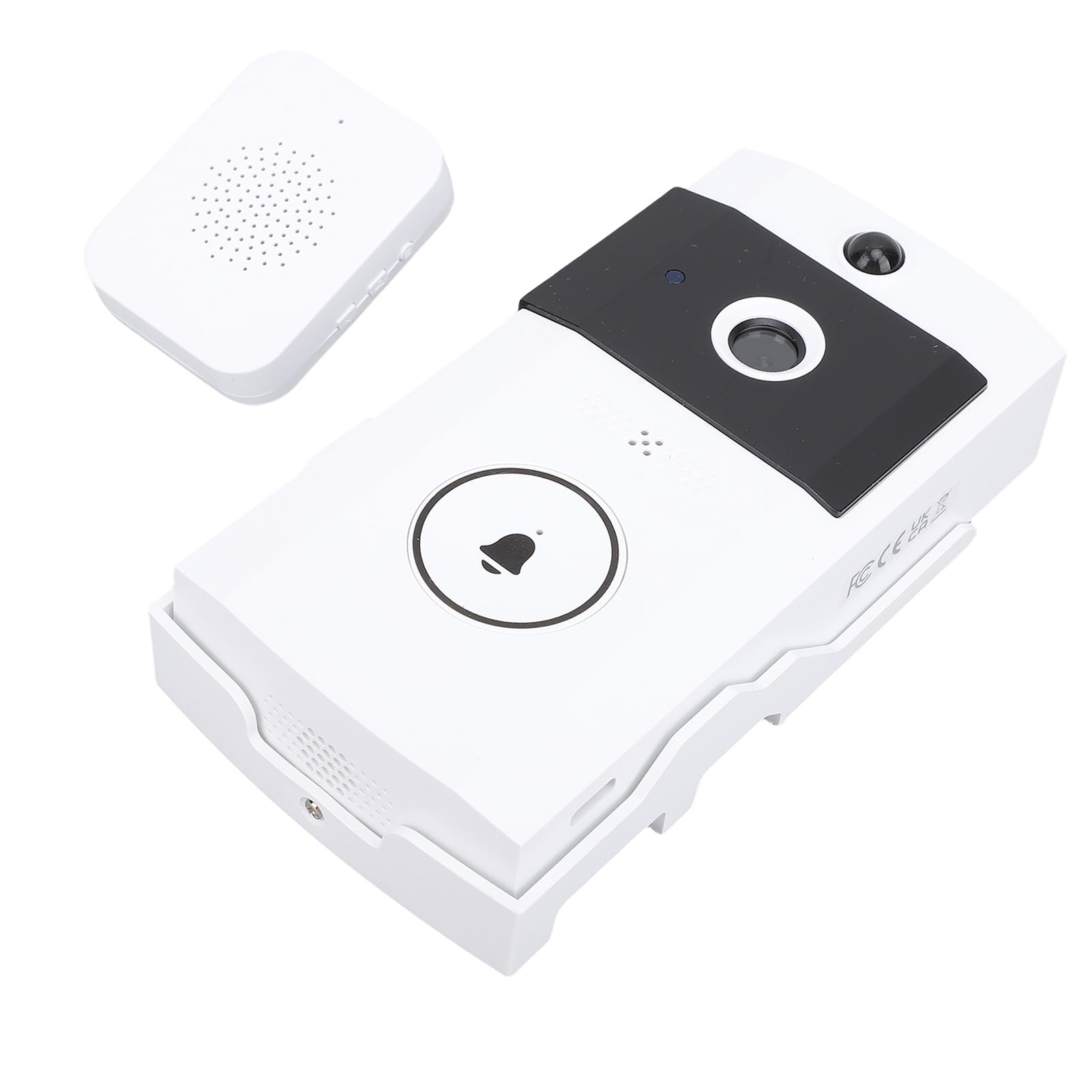 Timbre inteligente con cámara HD gran angular de 2 vías, sonido en vivo, video visual, 2.4 GHz, WiFi
