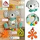 Fehn Spielzeug Baby Koala - Motorikspielzeug mit Befestigungsring - Spieltier mit Greif Elementen - Babyspielzeug zum Beißen, Greifen & Entdecken - Kuscheltier für Babys und Kleinkinder ab 3+ Monaten