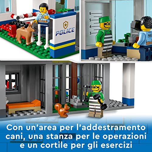 City Police Stazione di Polizia, Set con Elicottero Giocattolo, Macchina e Camion della Spazzatura, Giochi per Bambini, Bambine, Ragazzi e Ragazze da 6 Anni in su, Idee Regalo 60316 - Lego - Immagine 4