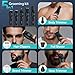 5-in-1 Electric Beard Trimmer Body Hair Trimmer Kit, Professional Cordless Hair Clippers for Men Rechargeable, IPX7 Waterproof Mens Grooming Kit for Face, Mustache, Body, Nose, Gifts for Men (Black)