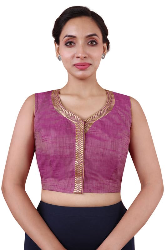 rene Embroidered Jacquard Half Sleeve Blouse(D-1005785)-picture-22
